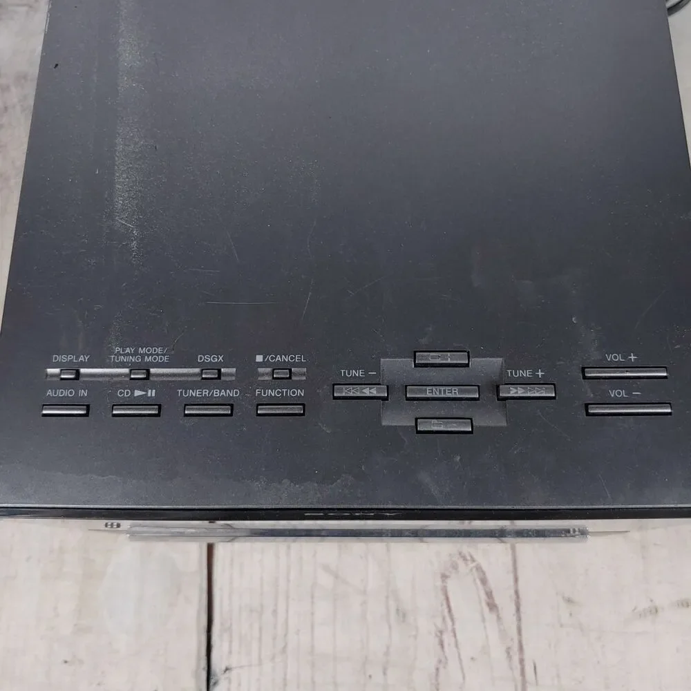 DOESN'T READ, Sony HCD-CBX1 Micro Component System CD Player Radio - PARTS ONLY